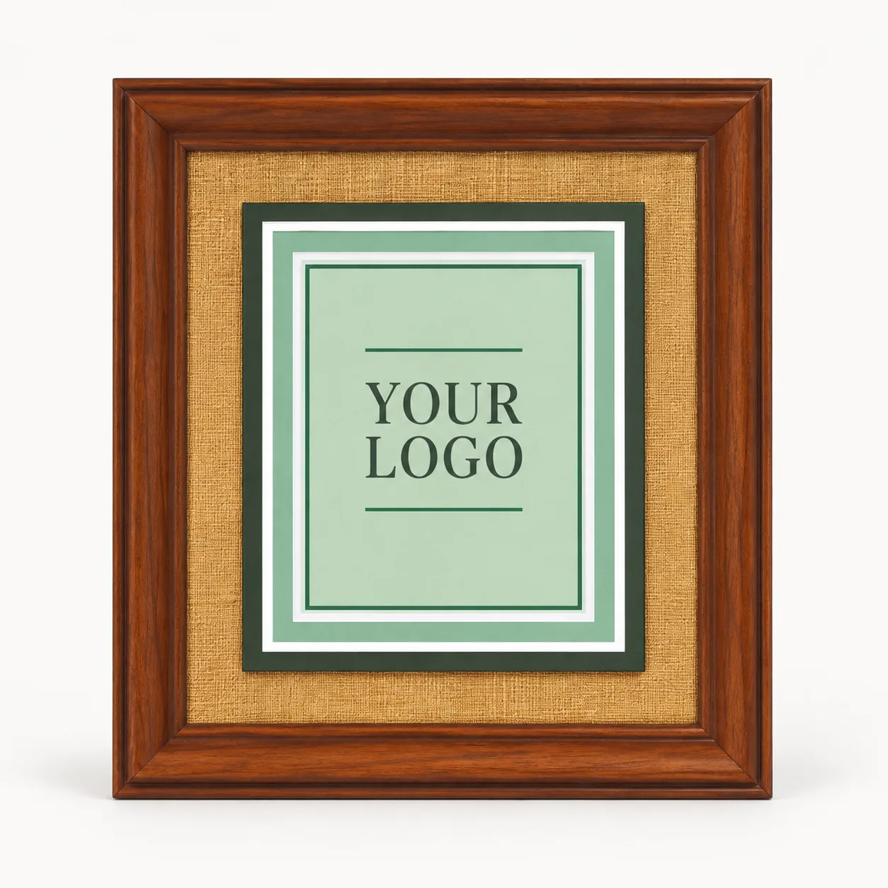 Aegis Walnut Framed Citation Plaque — 16.75 Inch