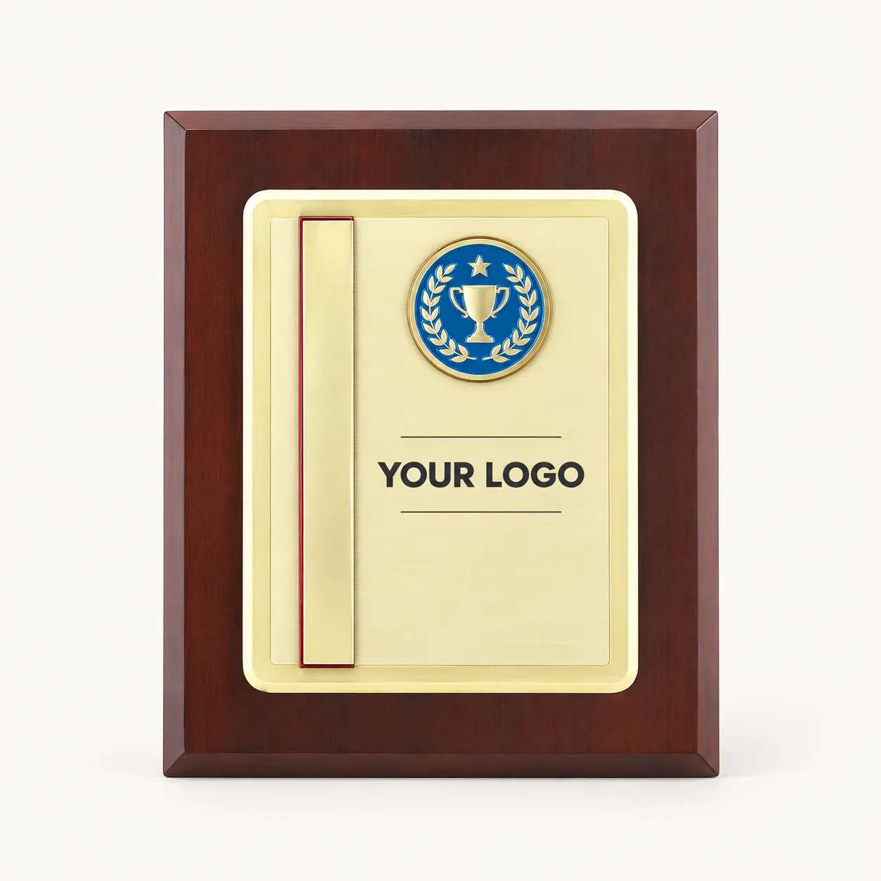 Pinnacle Azure Framed Citation Plaque — 12 Inch
