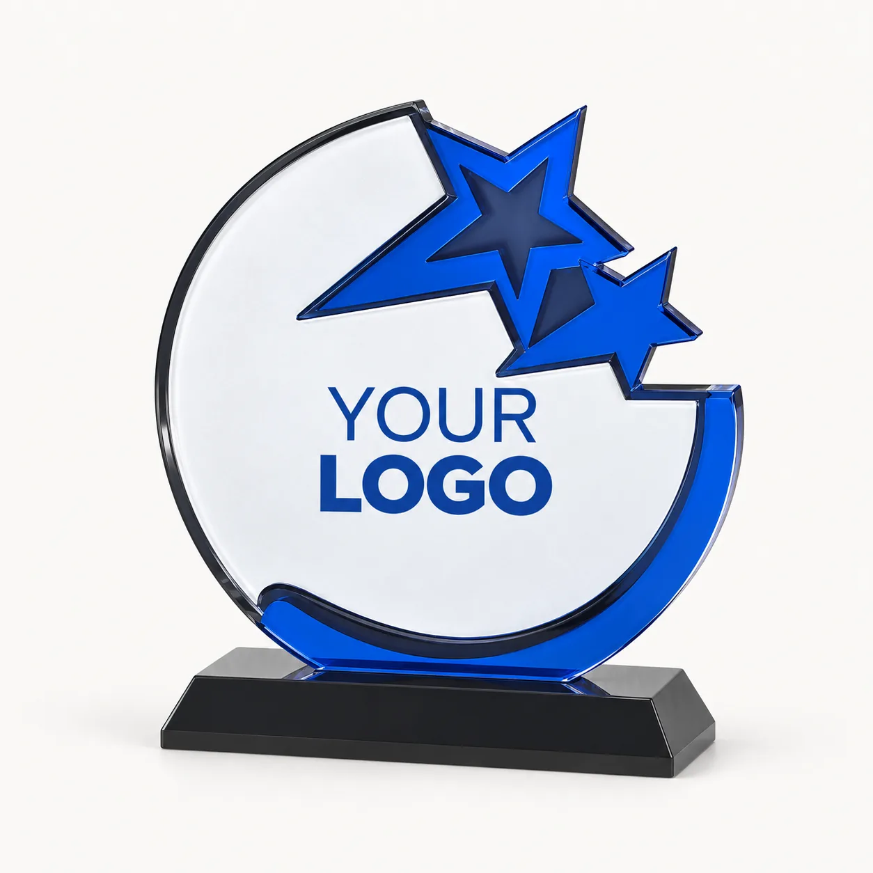 Legacy Azure Star Crest Plaque — 6.25 Inch