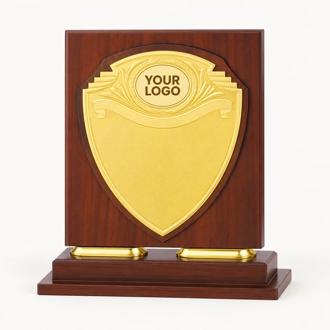 Sovereign Gilded Beveled Shield Award — 11.5 Inch