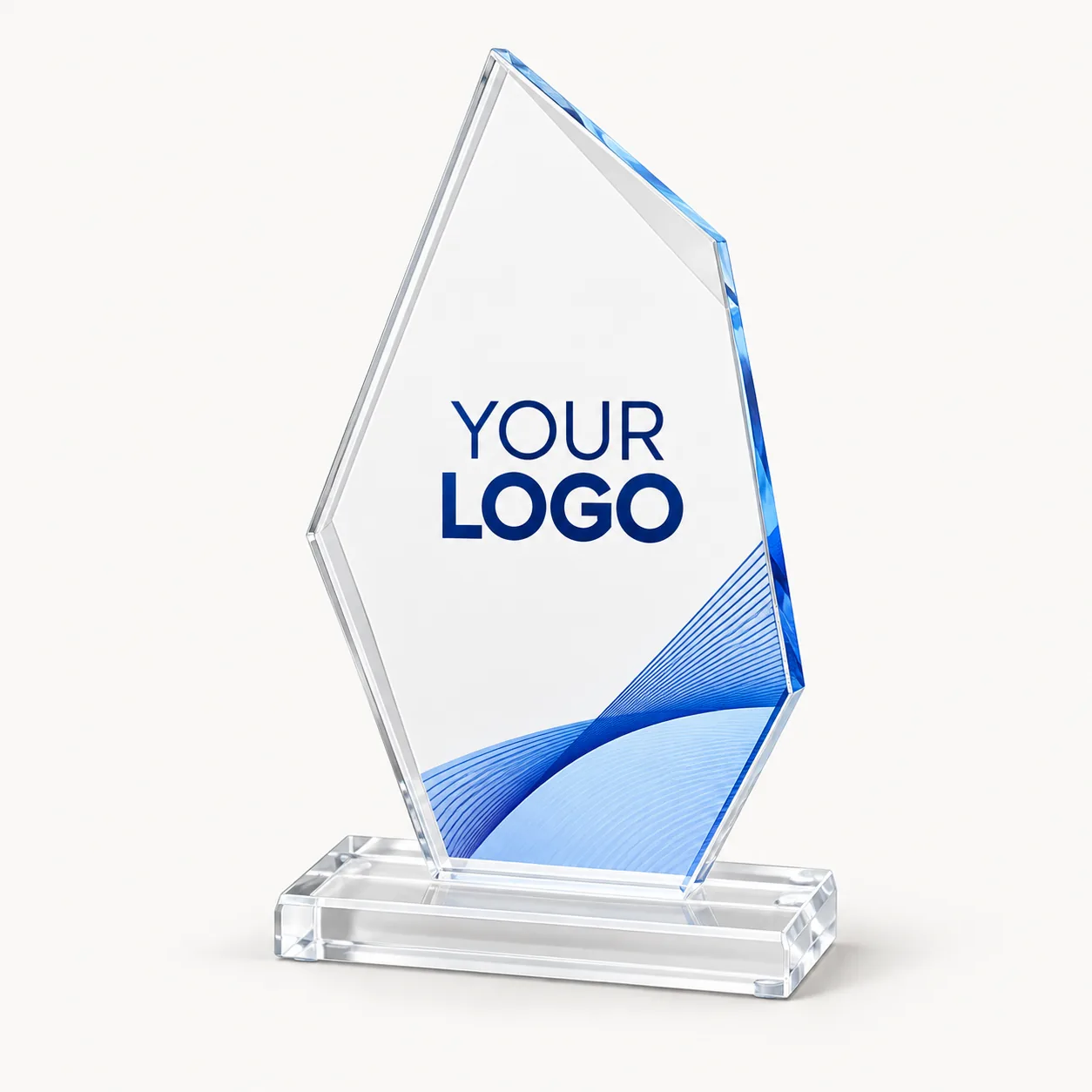 Veritas Azure Executive Citation Plaque — 10 Inch