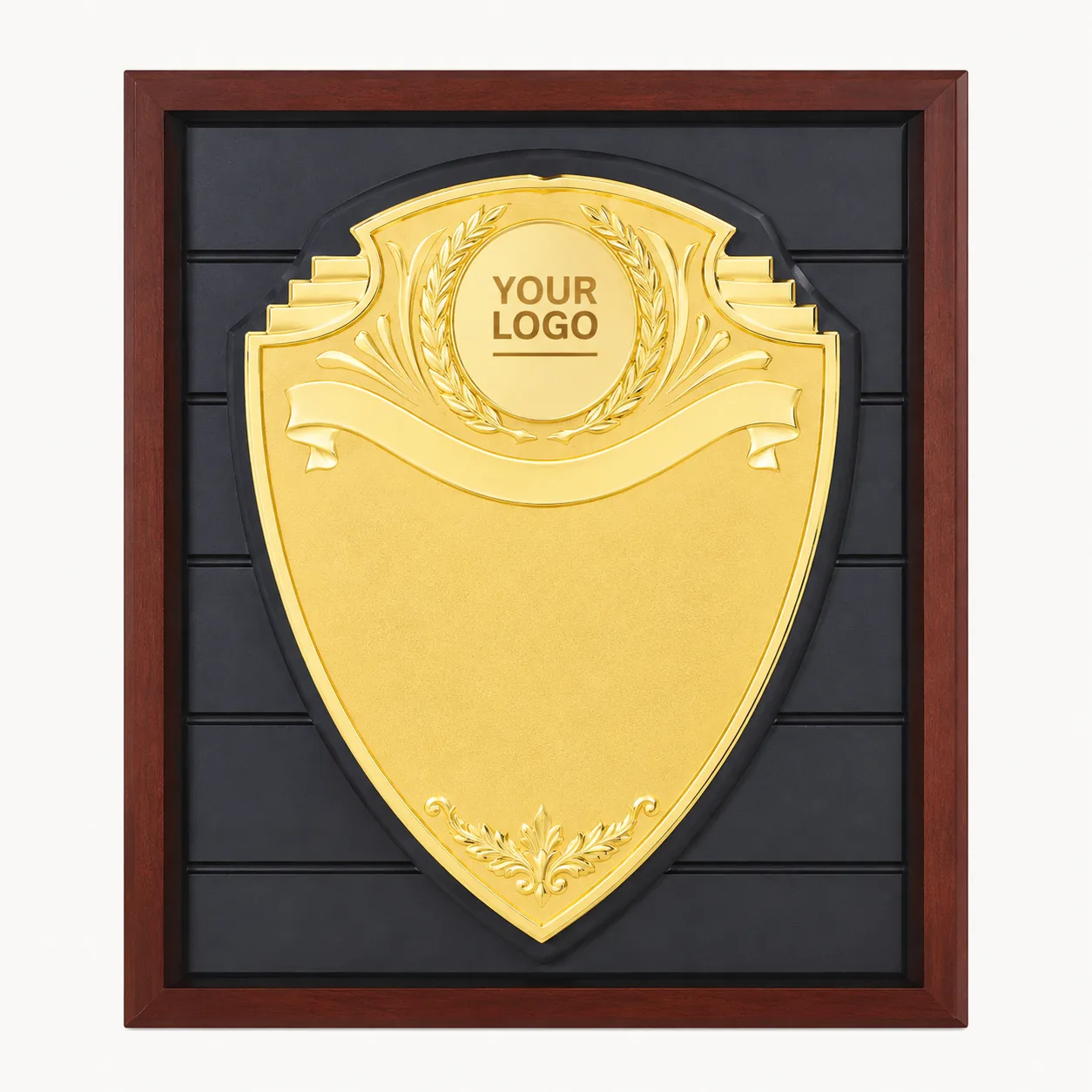 Beacon Gilded Beveled Shield Award — 10.75 Inch