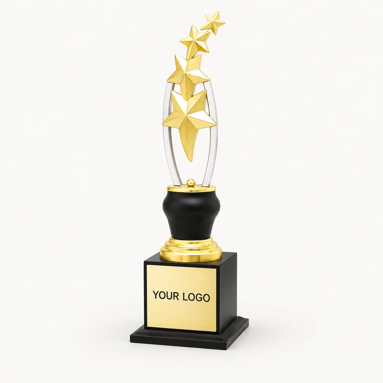 Empiric Gilded Star Crest Trophy — 13 Inch