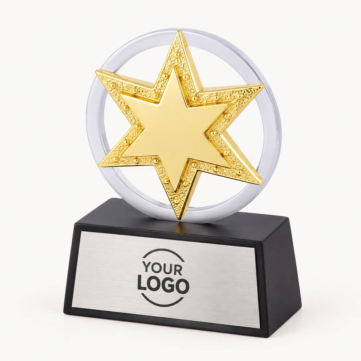 Signature Gilded Star Crest Trophy — 6 Inch