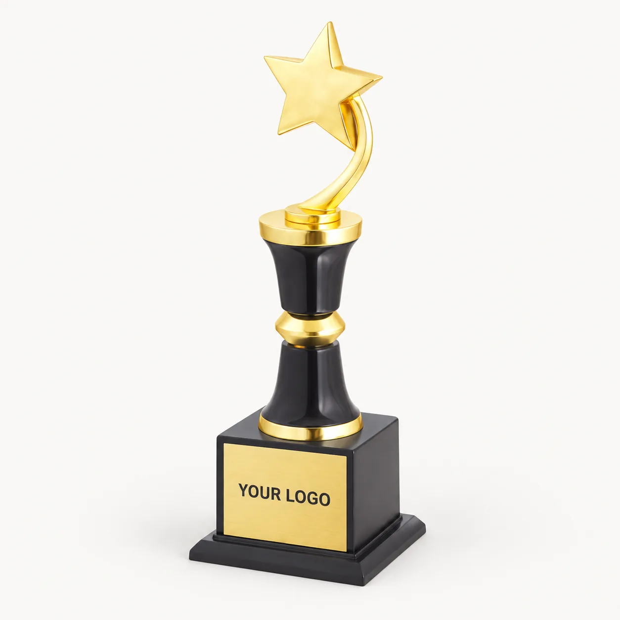 Helios Gilded Star Crest Trophy — 12.5 Inch