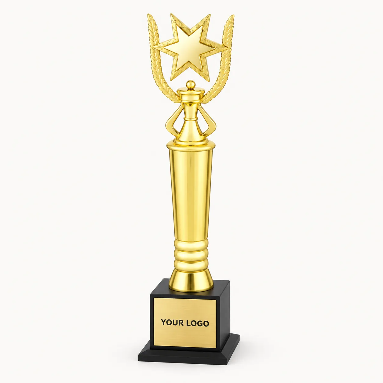 Signature Gilded Star Crest Trophy — 16 Inch