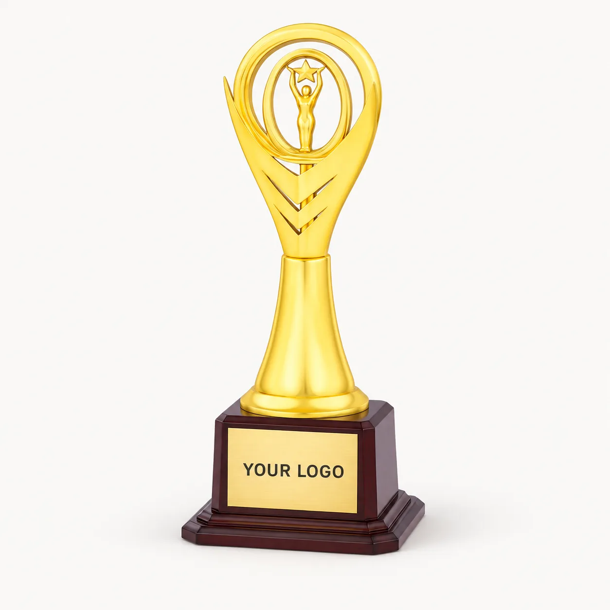 Nexus Gilded Star Crest Trophy — 14.5 Inch