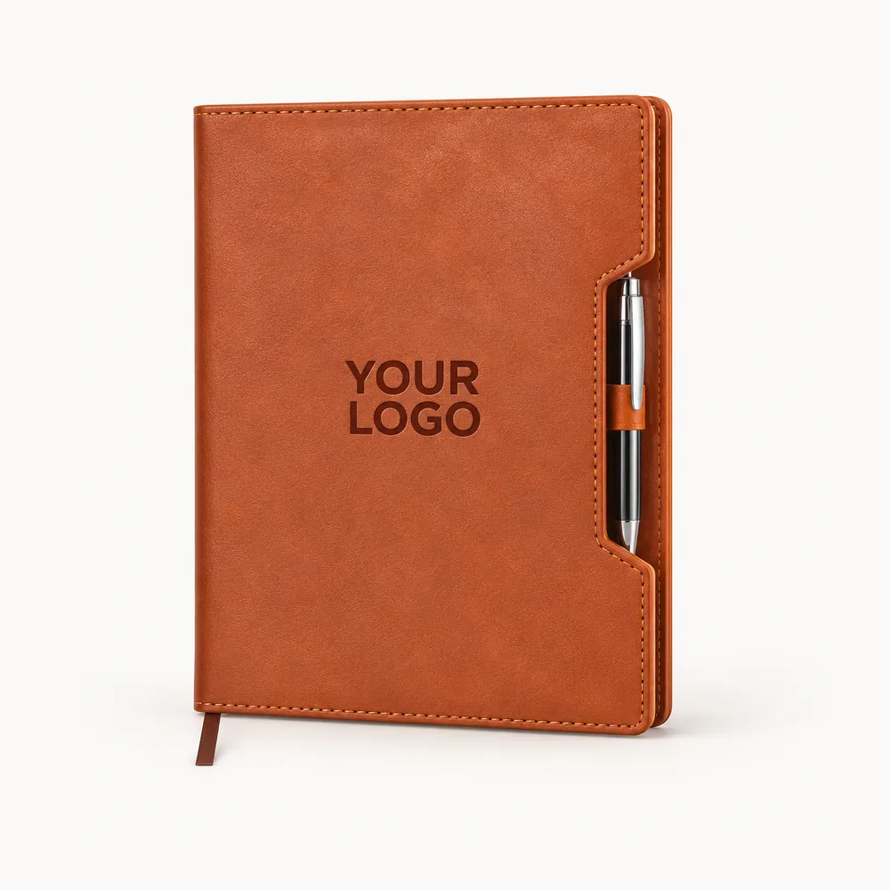 Diary with metal pen