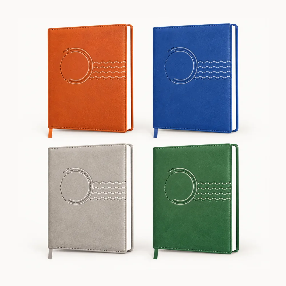 Four-colour circular-line diary