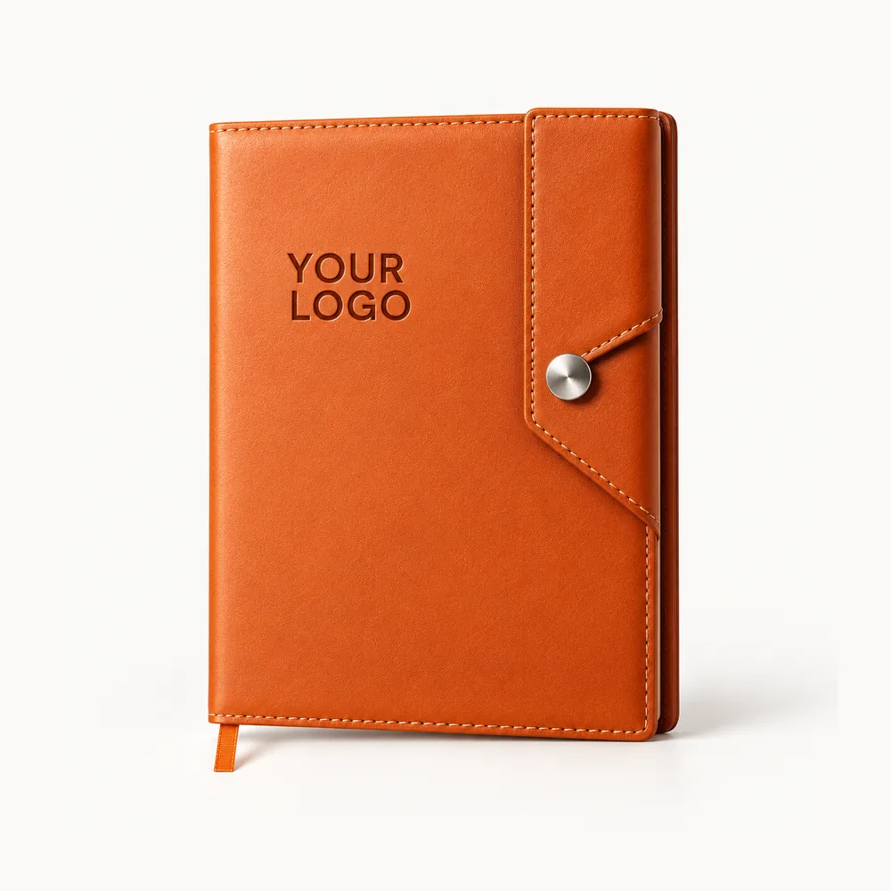Diary with an envelope-style front pocket