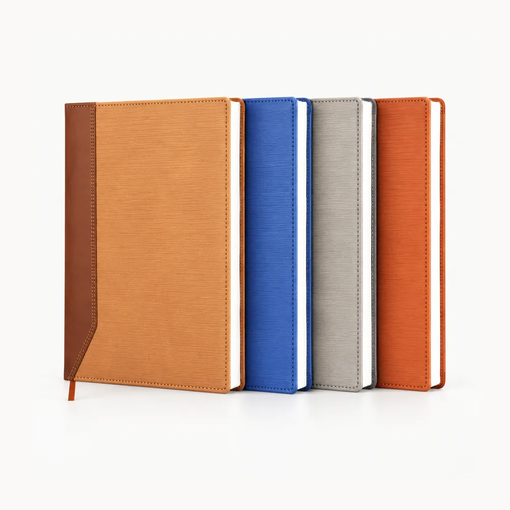 Four-colour diary with a plain edge