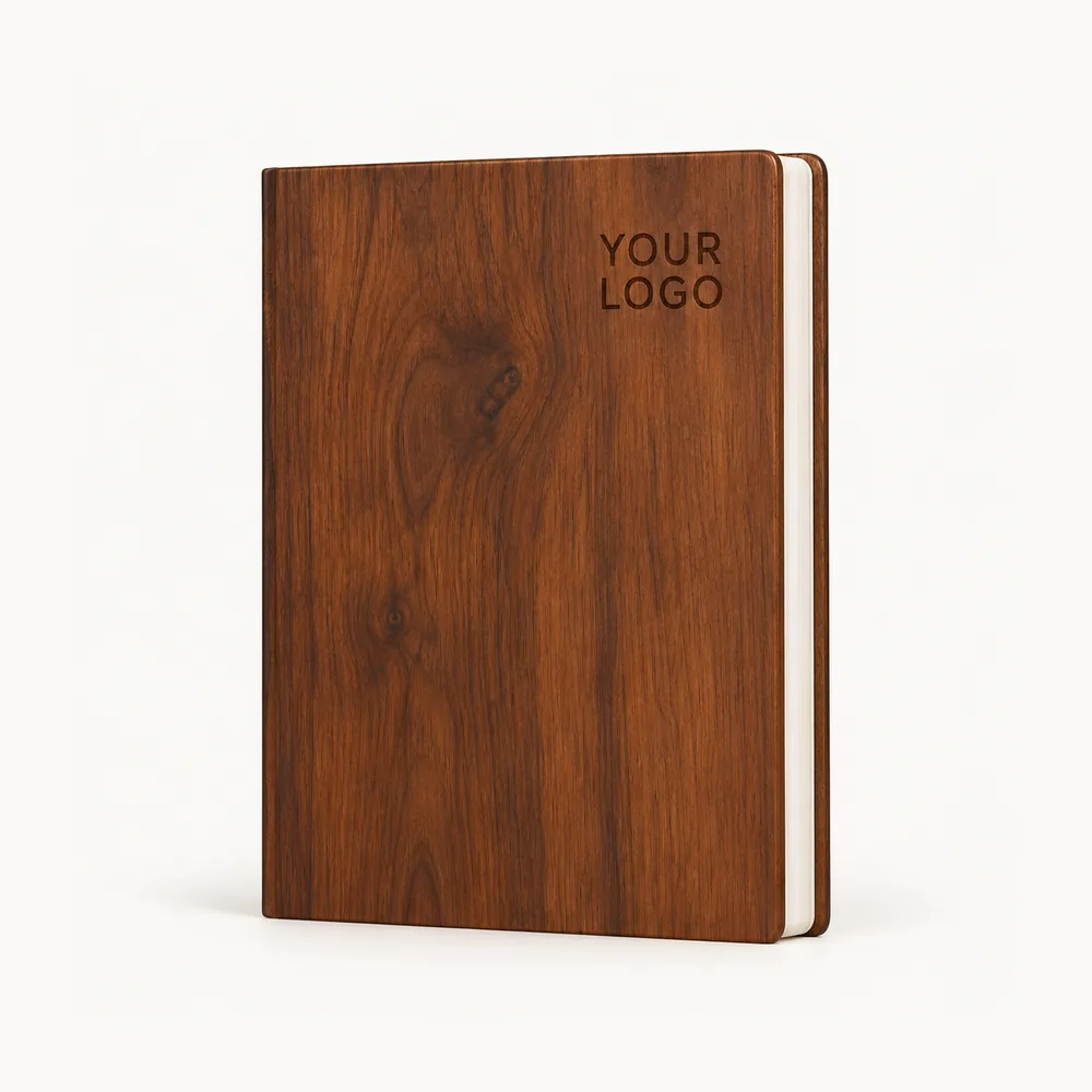 Wood-grain-look diary