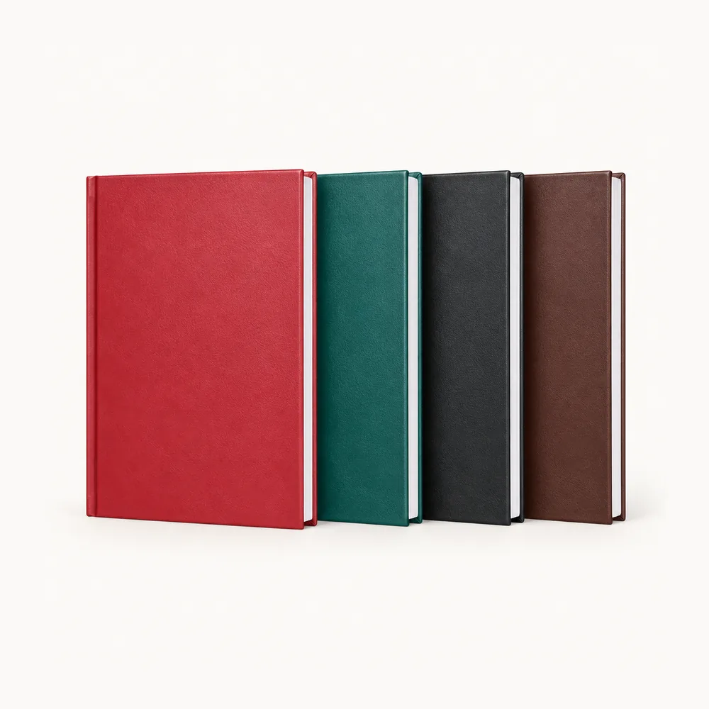 Multicolour diary with contrasting vertical panels