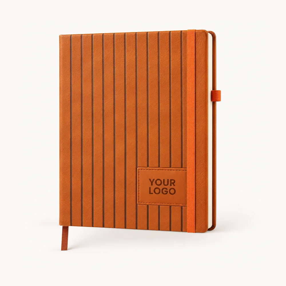 Vertically textured diary