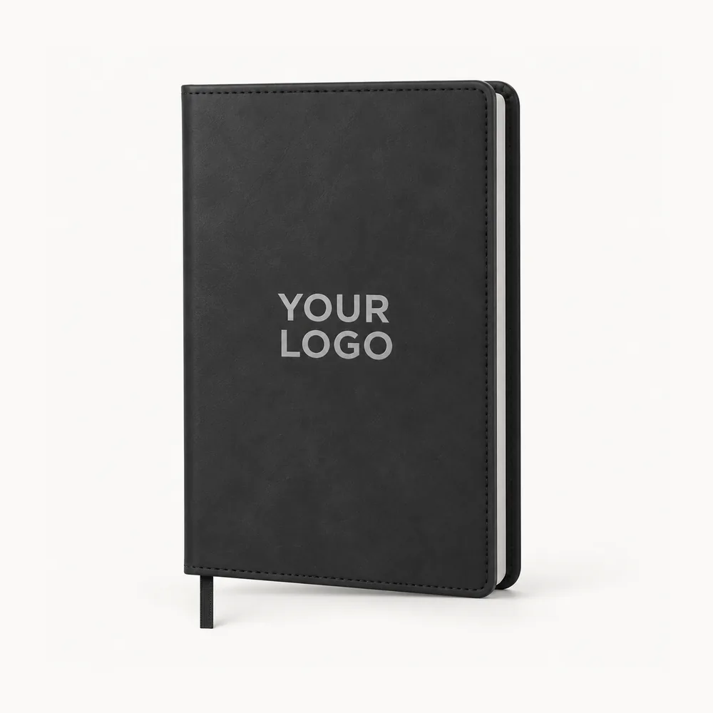 Slim black diary