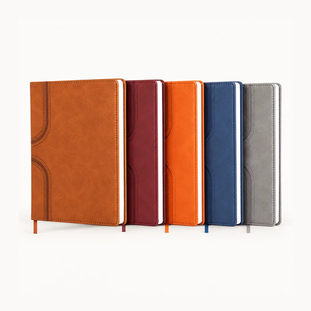 Five-colour diary with a simple cover