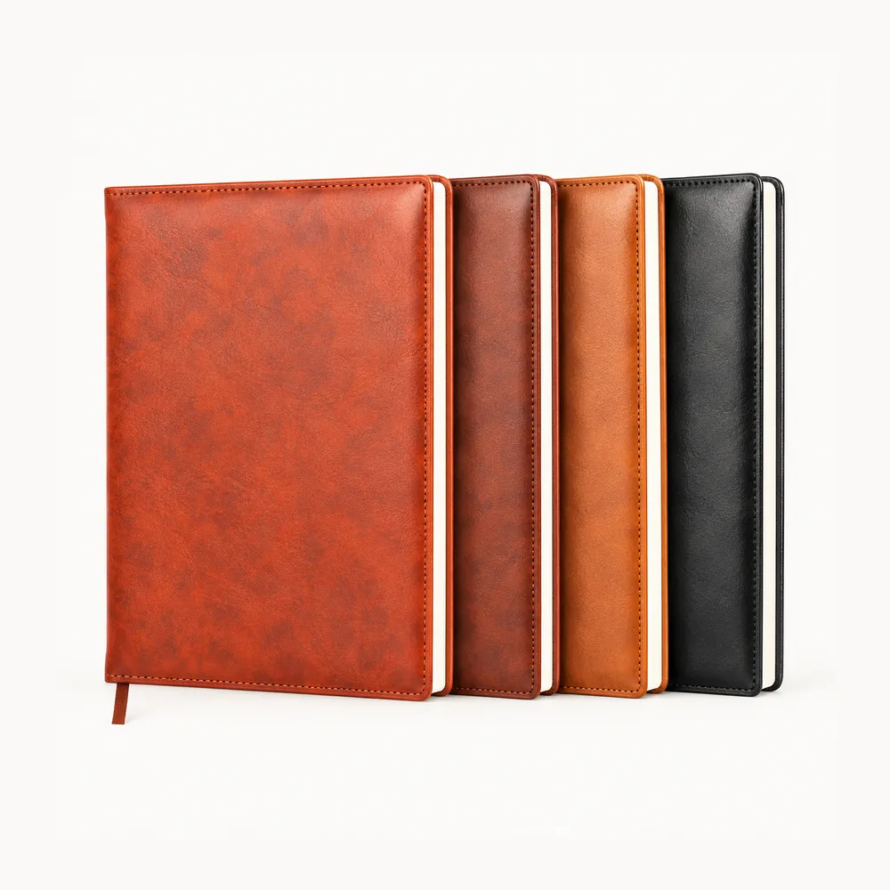 Four-colour diary with a textured cover