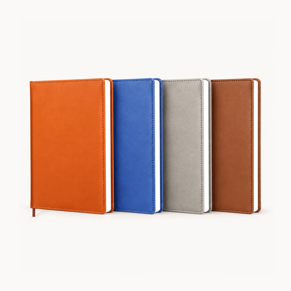 Four-colour bold date-cover diary
